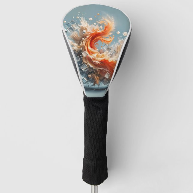 Tropical Splash Golf Head Cover (Front)