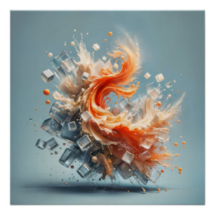 Tropical Splash Poster