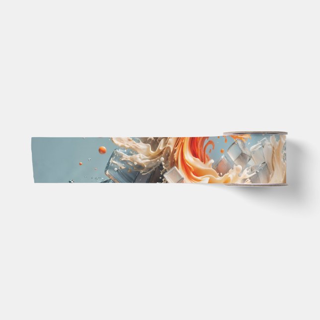 Tropical Splash Satin Ribbon (Front)