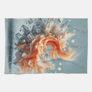 Tropical Splash Tea Towel