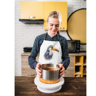 Tropical Splendour Toucan, custom Apron