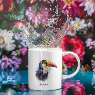 Tropical Splendour Toucan, custom Mug