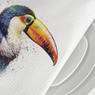 Tropical Splendour Toucan Tea Towel