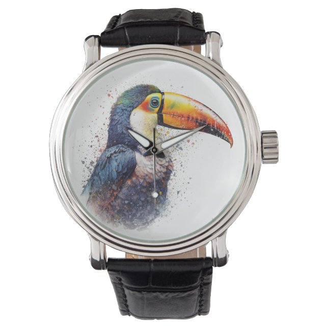 Tropical Splendour Toucan Watch (Front)