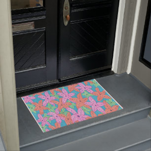 Tropical Starfish Pattern  Doormat