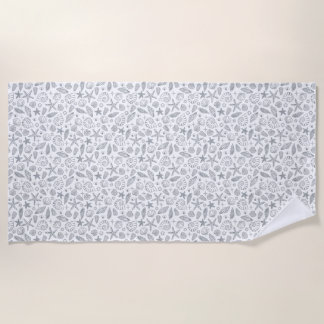 Tropical State Of Mind, All Year Long Beach Towel