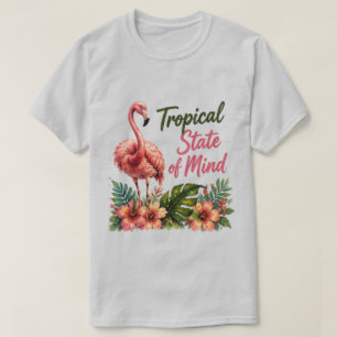 Tropical State of Mind Beach Vibes Summer T-Shirt