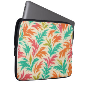 Tropical Static – Digital Jungle Bloom Laptop Sleeve