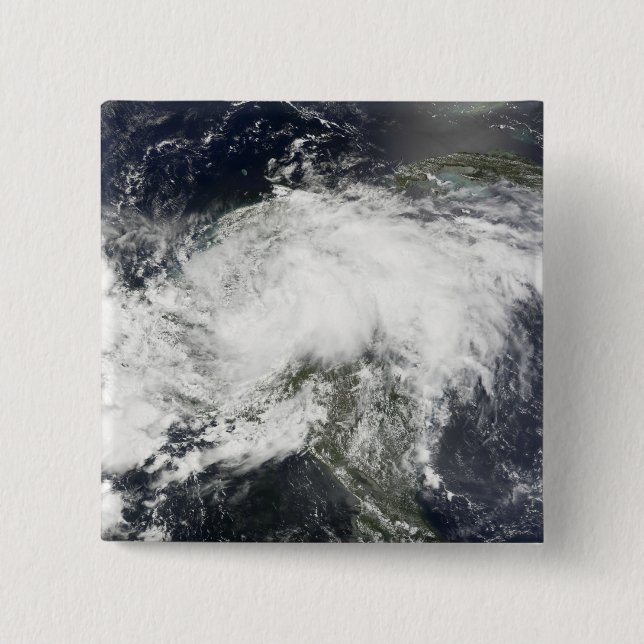 Tropical Storm Arthur 15 Cm Square Badge (Front)