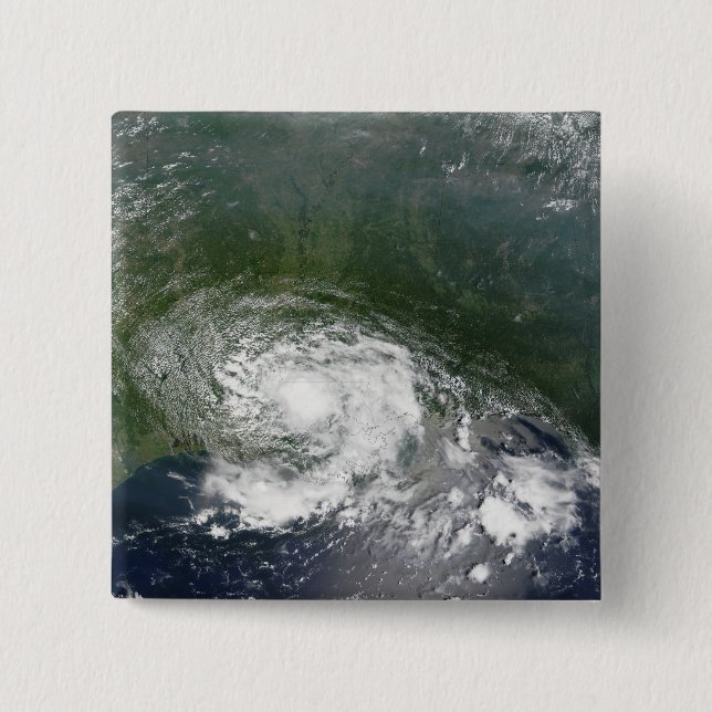 Tropical Storm Bertha 15 Cm Square Badge (Front)
