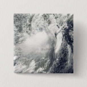 Tropical storm Conson approaching Vietnam 15 Cm Square Badge