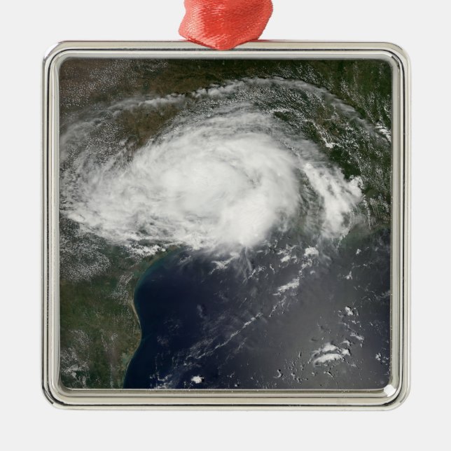 Tropical Storm Edouard 2 Metal Tree Decoration (Front)