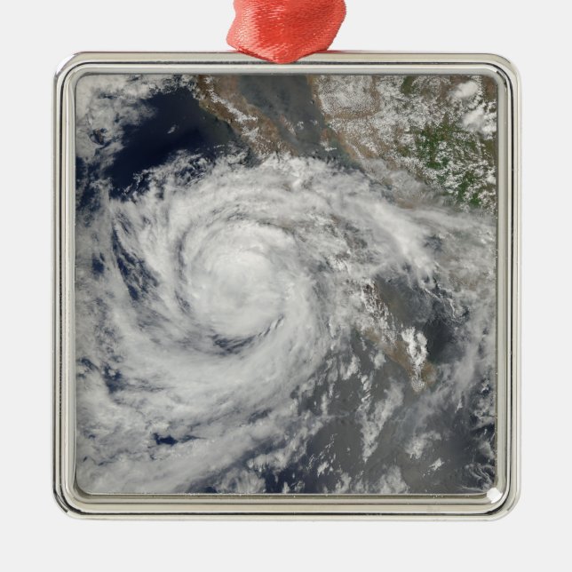 Tropical Storm Emilia Metal Tree Decoration (Front)
