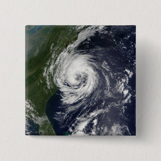 Tropical Storm Gustav 15 Cm Square Badge (Front)