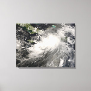 Tropical Storm Gustav in the Caribbean Sea Canvas Print