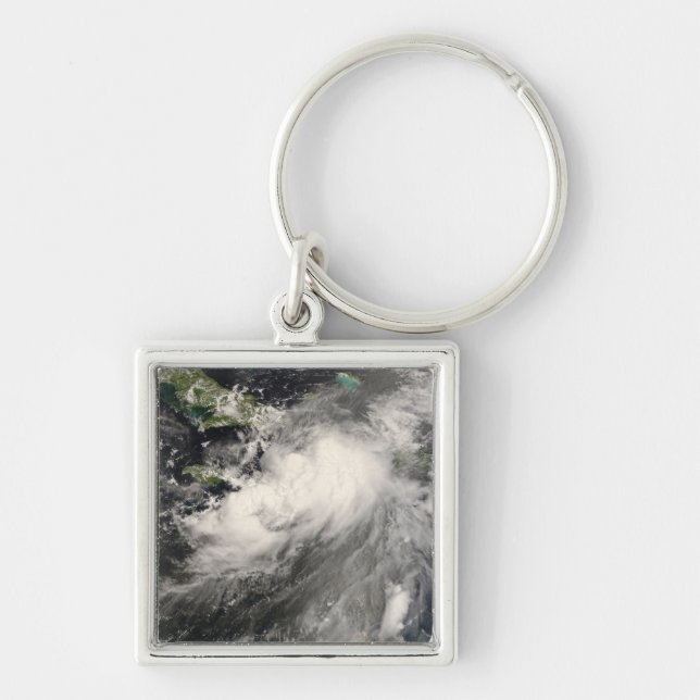 Tropical Storm Gustav in the Caribbean Sea Key Ring (Front)