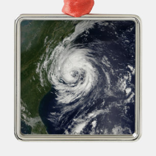 Tropical Storm Gustav Metal Ornament
