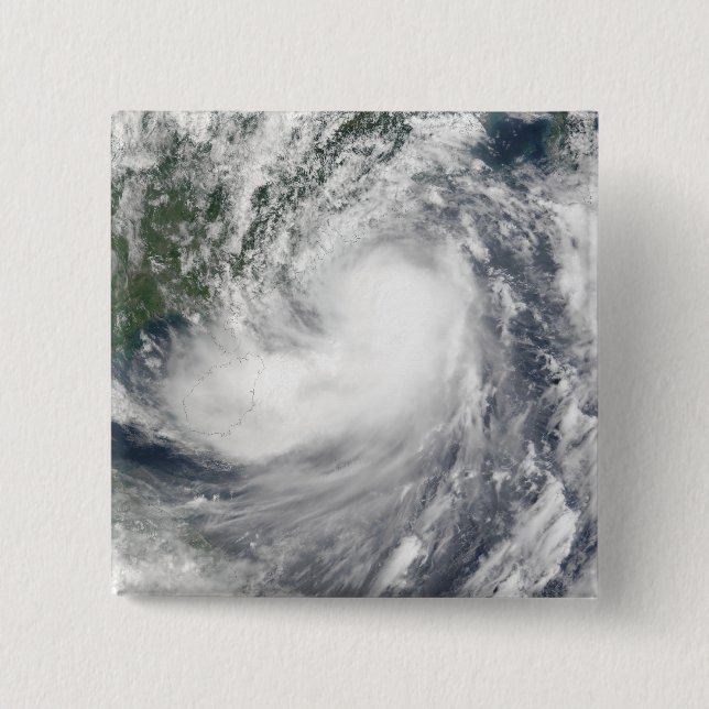 Tropical Storm Hagupit 15 Cm Square Badge (Front)