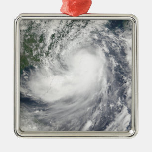 Tropical Storm Hagupit Metal Ornament