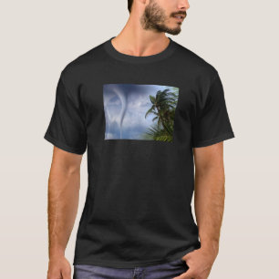 Tropical Storm Hawaiian Cyclones Hurricanes & Torn T-Shirt