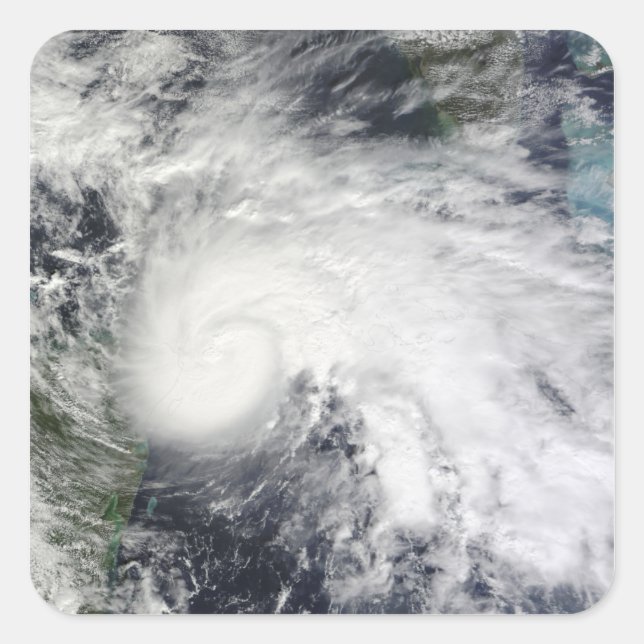 Tropical Storm Ida in the Caribbean Sea 2 Square Sticker (Front)