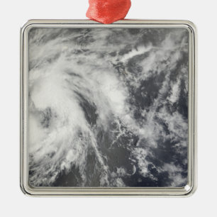 Tropical Storm Josephine Metal Ornament