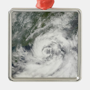 Tropical Storm Kammuri Metal Ornament
