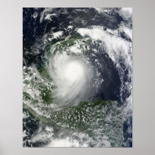 Tropical Storm Karl over the Yucatan Peninsula Poster