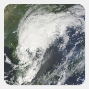 Tropical Storm Kompasu Square Sticker