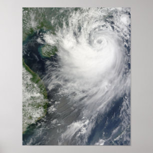 Tropical Storm Koppu nearing landfall Poster