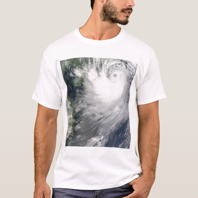 Tropical Storm Koppu nearing landfall T-Shirt (Front)