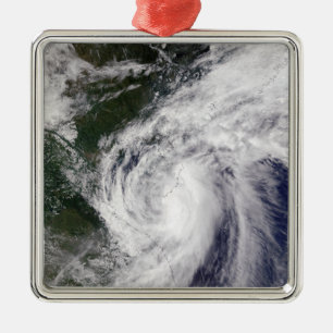 Tropical Storm Mekkhala Metal Ornament