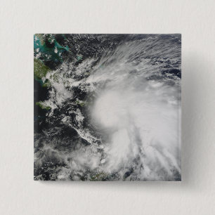 Tropical Storm Noel over Haiti 15 Cm Square Badge