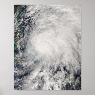 Tropical Storm Noel over the Bahamas Poster