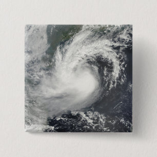 Tropical Storm Parma approaching China and Viet 15 Cm Square Badge