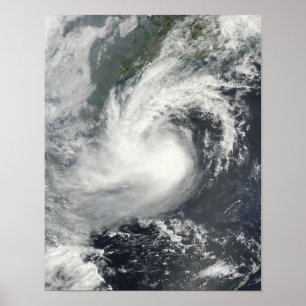 Tropical Storm Parma approaching China and Viet Poster