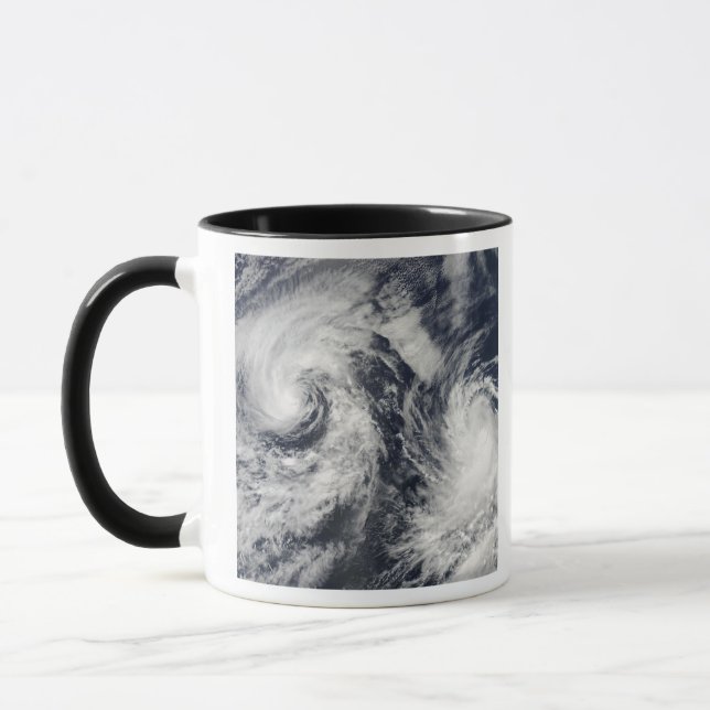 Tropical storms Boris and Cristina Mug (Left)