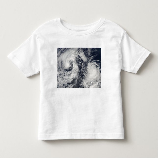 Tropical storms Boris and Cristina Toddler T-Shirt (Front)