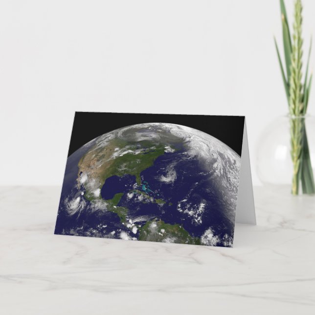 Tropical Storms On Planet Earth. Card (Front)
