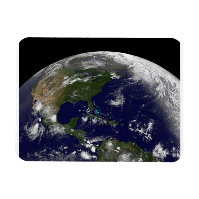 Tropical Storms On Planet Earth. Magnet (Horizontal)