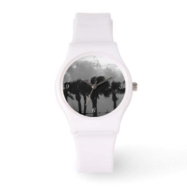 Tropical Stormy Skies Grayscale Watch (Front)