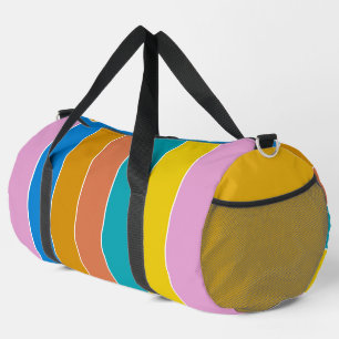 Tropical Striped Colours of Bonaire Duffle Bag