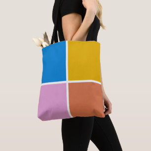 Tropical Striped Colours of Bonaire Tote Bag
