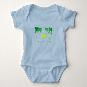 Tropical Summer Baby Bodysuit