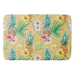 Tropical Summer Bath Mat