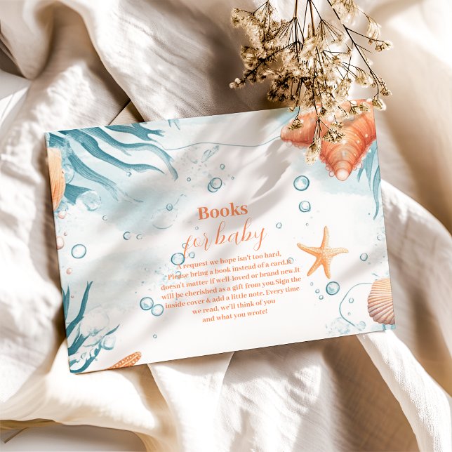 Tropical Summer Beach Starfish   Books for Baby Enclosure Card (Creator Uploaded)