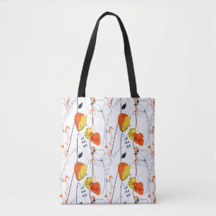 Tropical summer   Beautiful yellow  florals Design Tote Bag