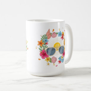 Tropical Summer Coffee Mug Cute Tea Cup