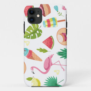 Tropical Summer Design   iPhone 11 Case