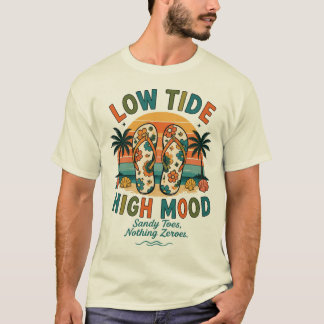 Tropical Summer Flip Flops Beach Vibes T-Shirt